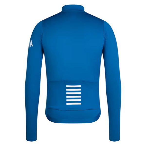 Rapha Pro Team Long Sleeve Midweight Jersey : Petrol Blue : Large