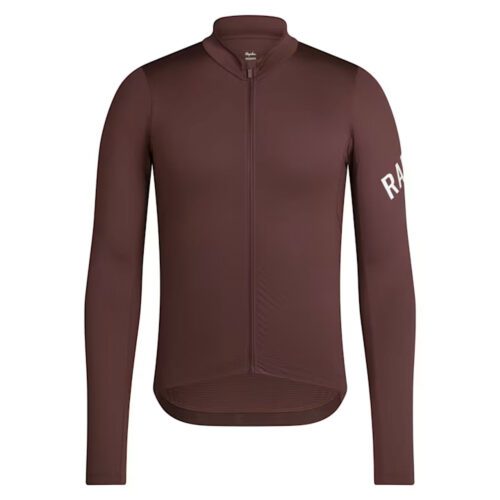 Rapha Pro Team Long Sleeve Midweight Cycling Jersey | Walnut Brown