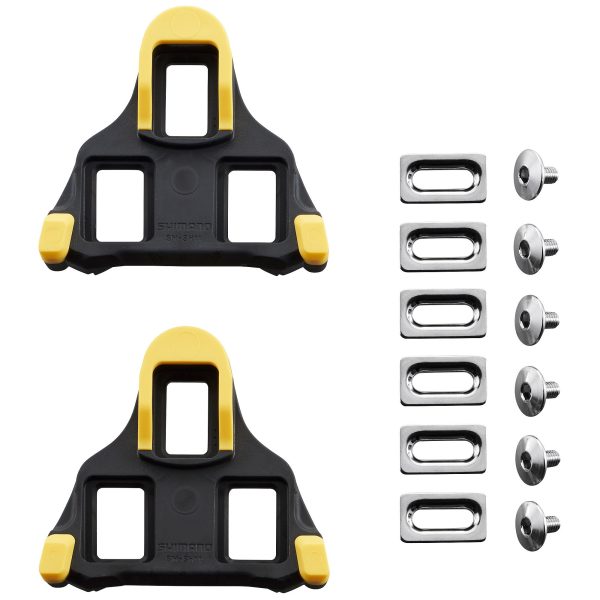 Shimano Sm-Sh11 SPD-SL Cleats, Centre Pivot Floating, Yellow