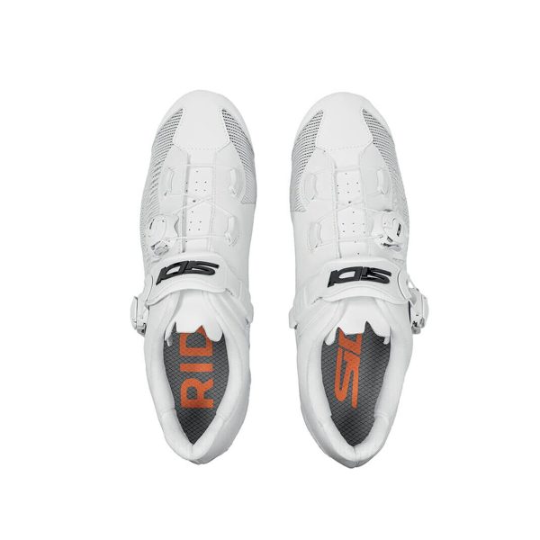 Sidi Genius 10 Knitted Road Shoes : White : 43