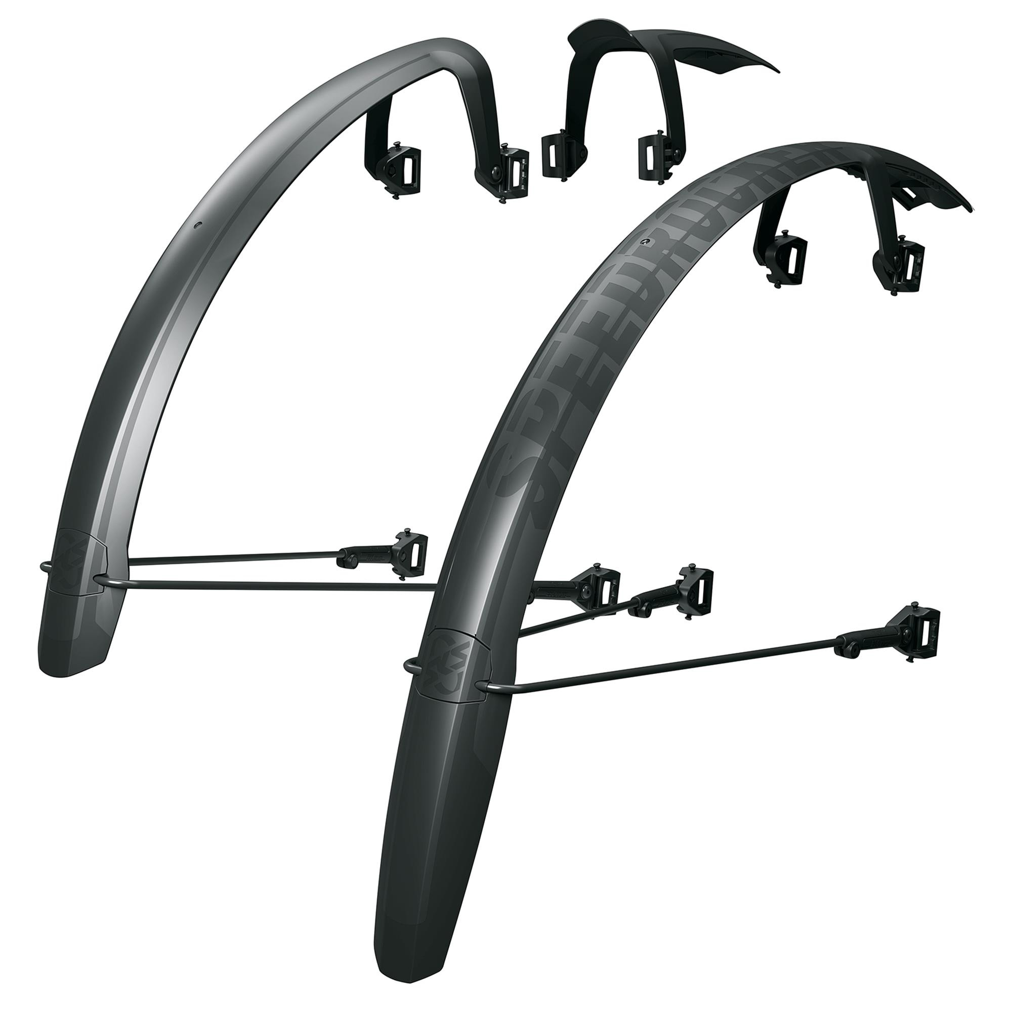SKS Sks Speedrocker Xl Mudguard Set: Black 52mm - Wheelbase | Price Match, FREE Postage over £50, Sale Section, Cycle To Work, 0% Finance.